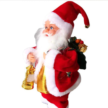 Pieds musicaux électriques en mouvement, père noël, jouet électrique de noël pour enfants, décoration cadeau de vacances